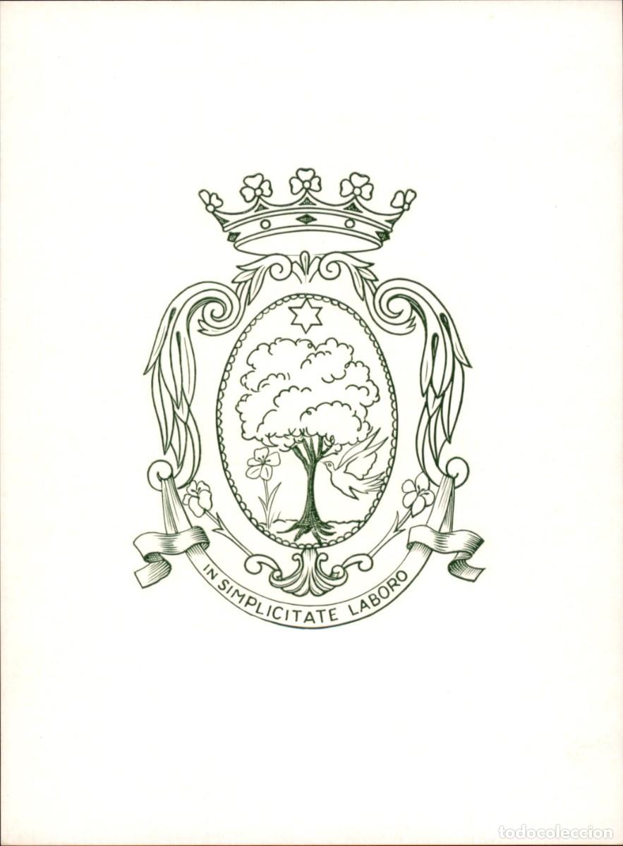 Arte: In simplicitate laboro 12 x 9 Cms Exlibris Bookplate Ex-Libris - Foto 2