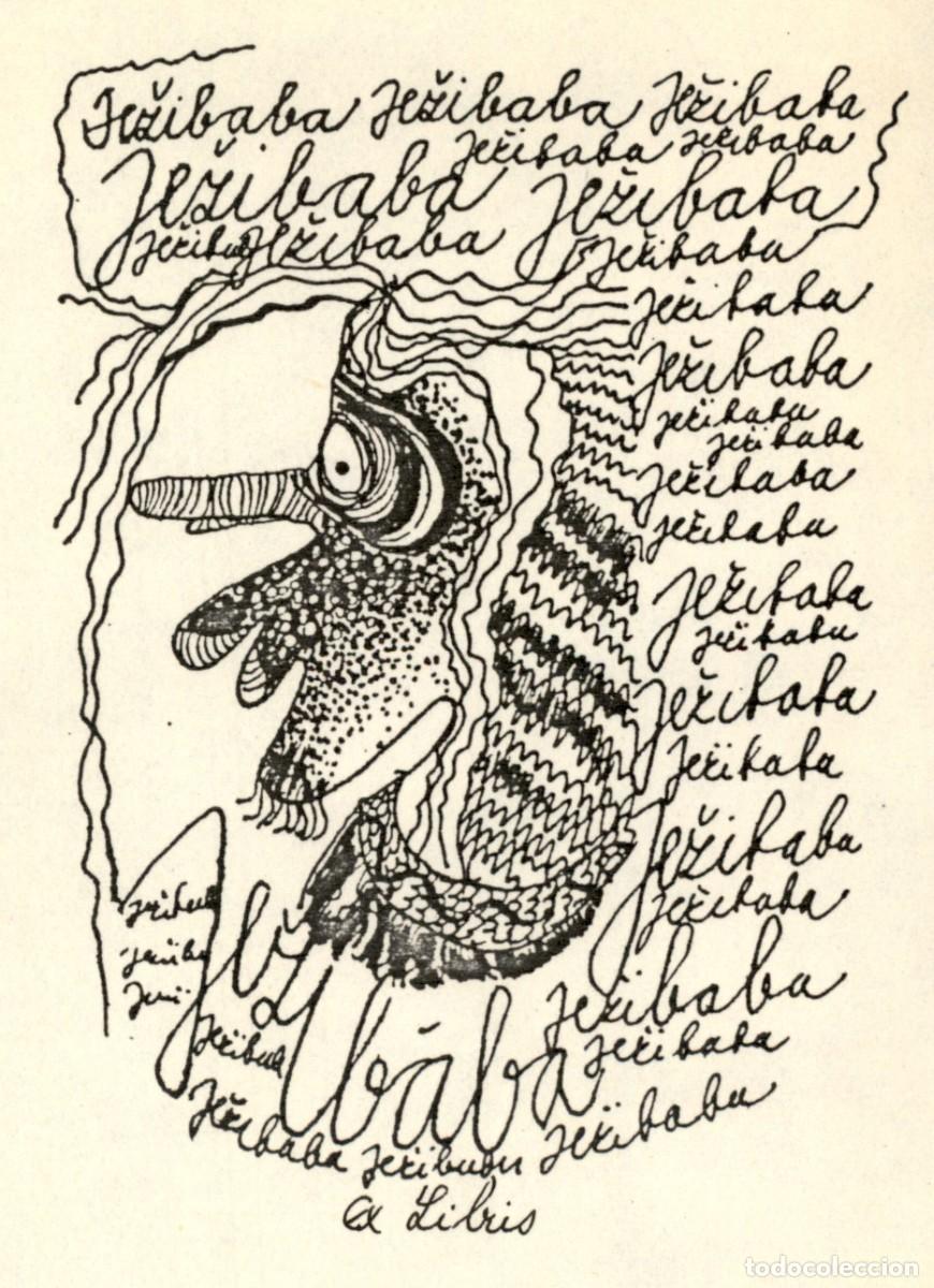 Arte: 12 x 9 Cms Exlibris Bookplate Ex-Libris - Foto 1