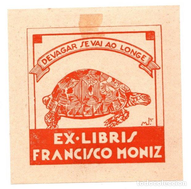 Arte: EXLIBRIS FRANCISCO MONIZ. C. 1930 - Foto 1
