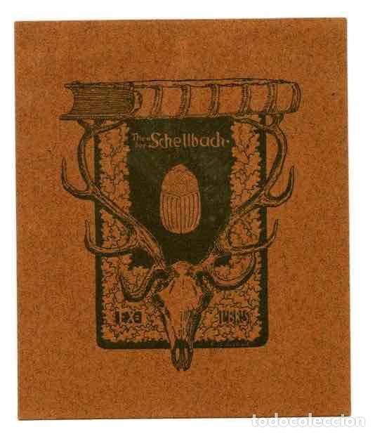 Arte: EXLIBRIS SCHELLBACH. C. 1910 - Foto 1
