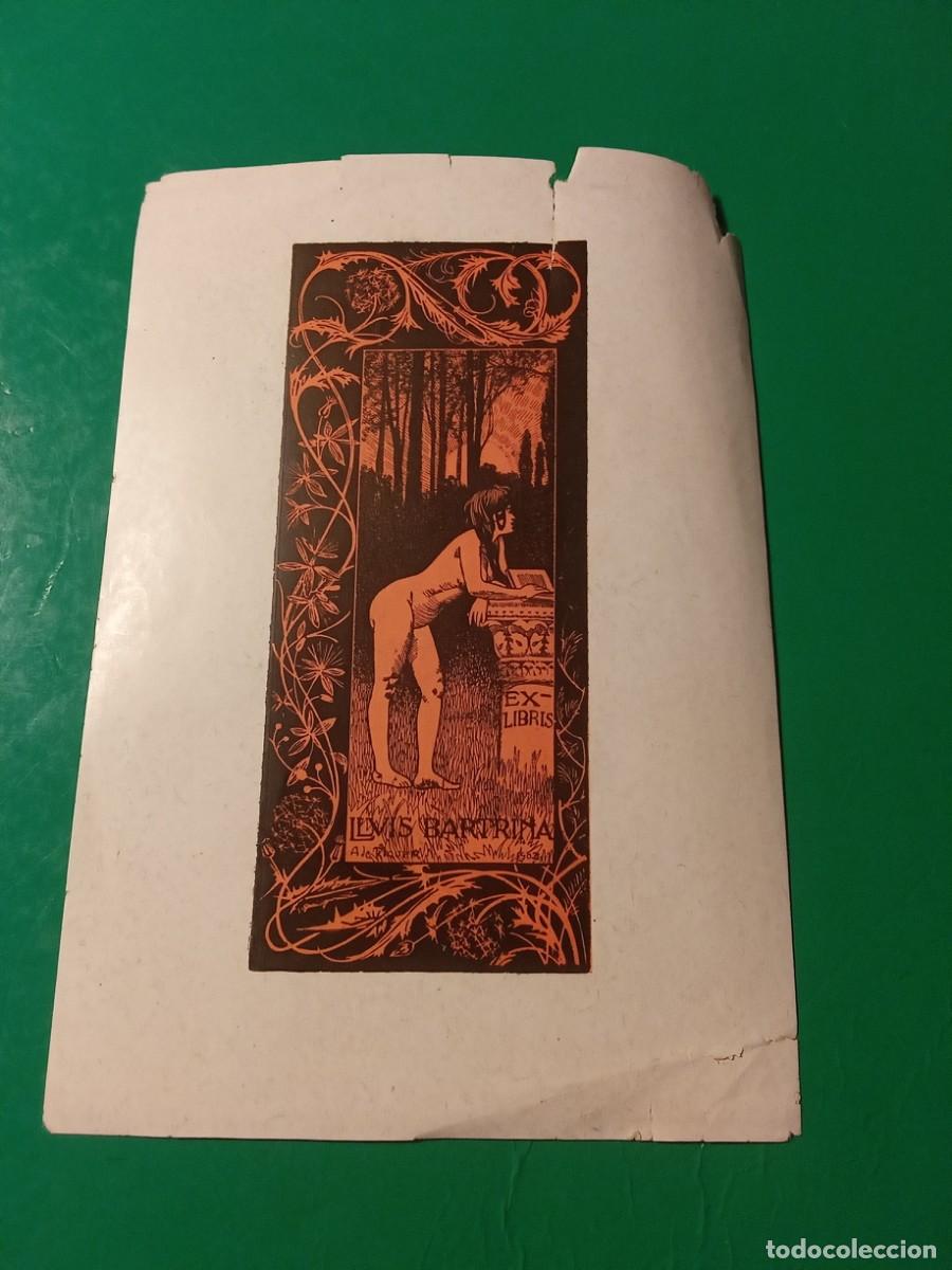 Arte: Lluis Bartrina. Ex-Libris. - Foto 1