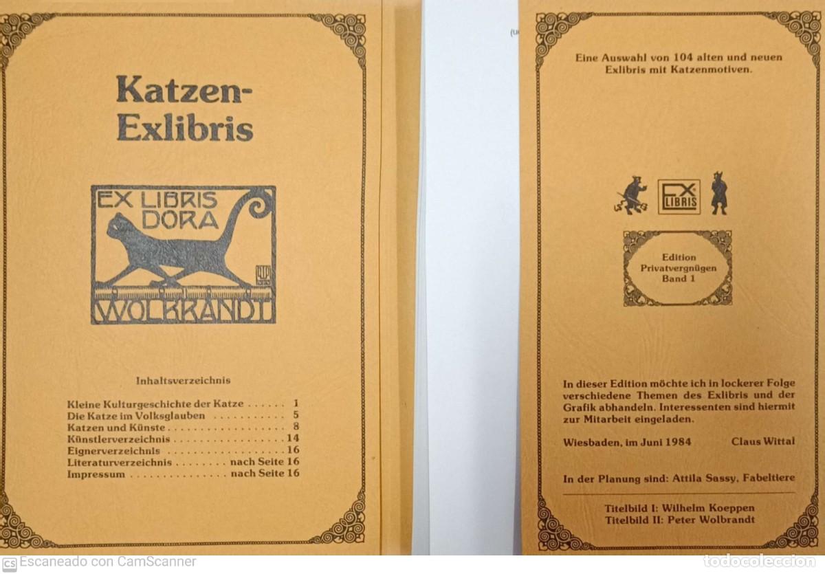 Arte: Katzen-Exlibris (Schutt-Kehm, Elke; Claus Wittal) - Foto 2