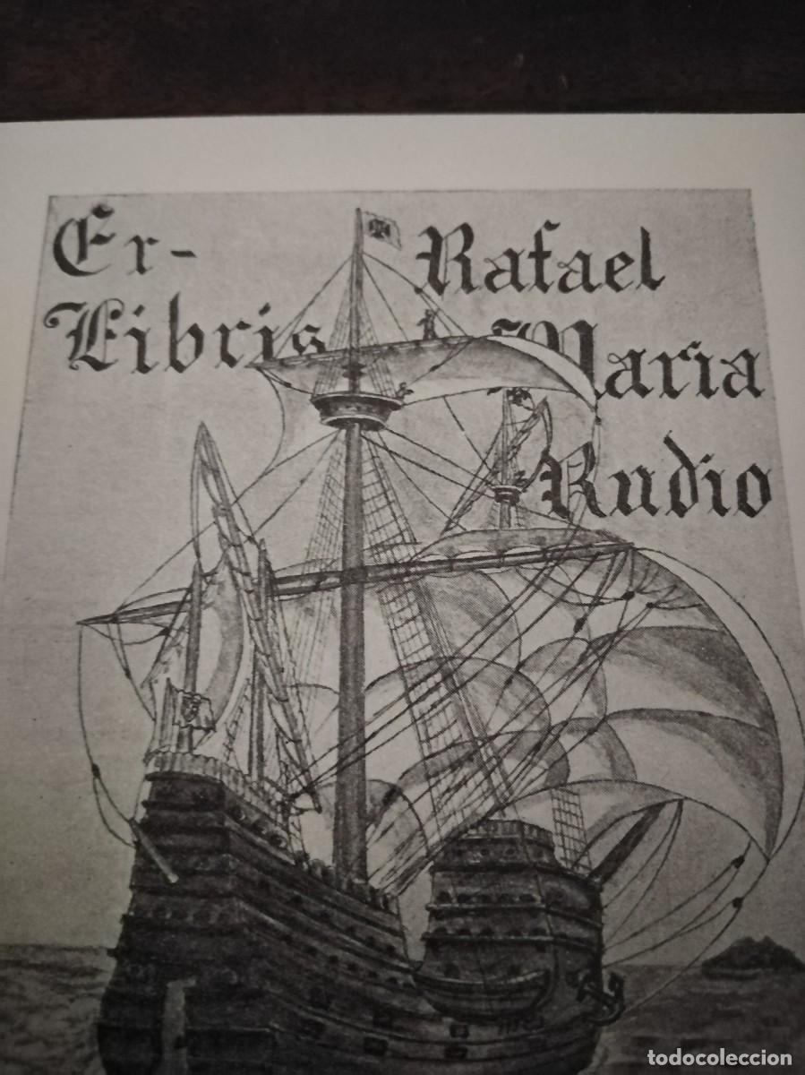 Arte: Exlibris Rafael Maria Rudio. Portugal. - Foto 2