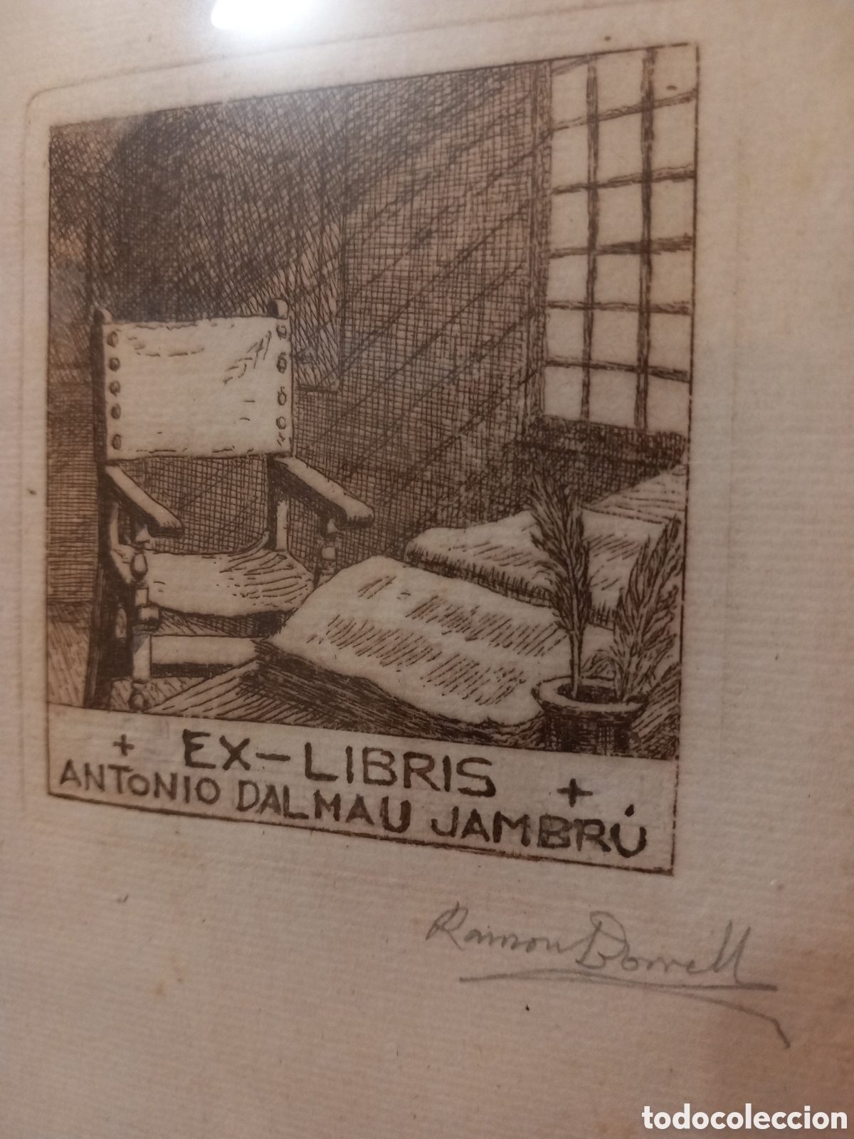 Arte: Exlibri Grabado al Aguafuerte - Foto 2
