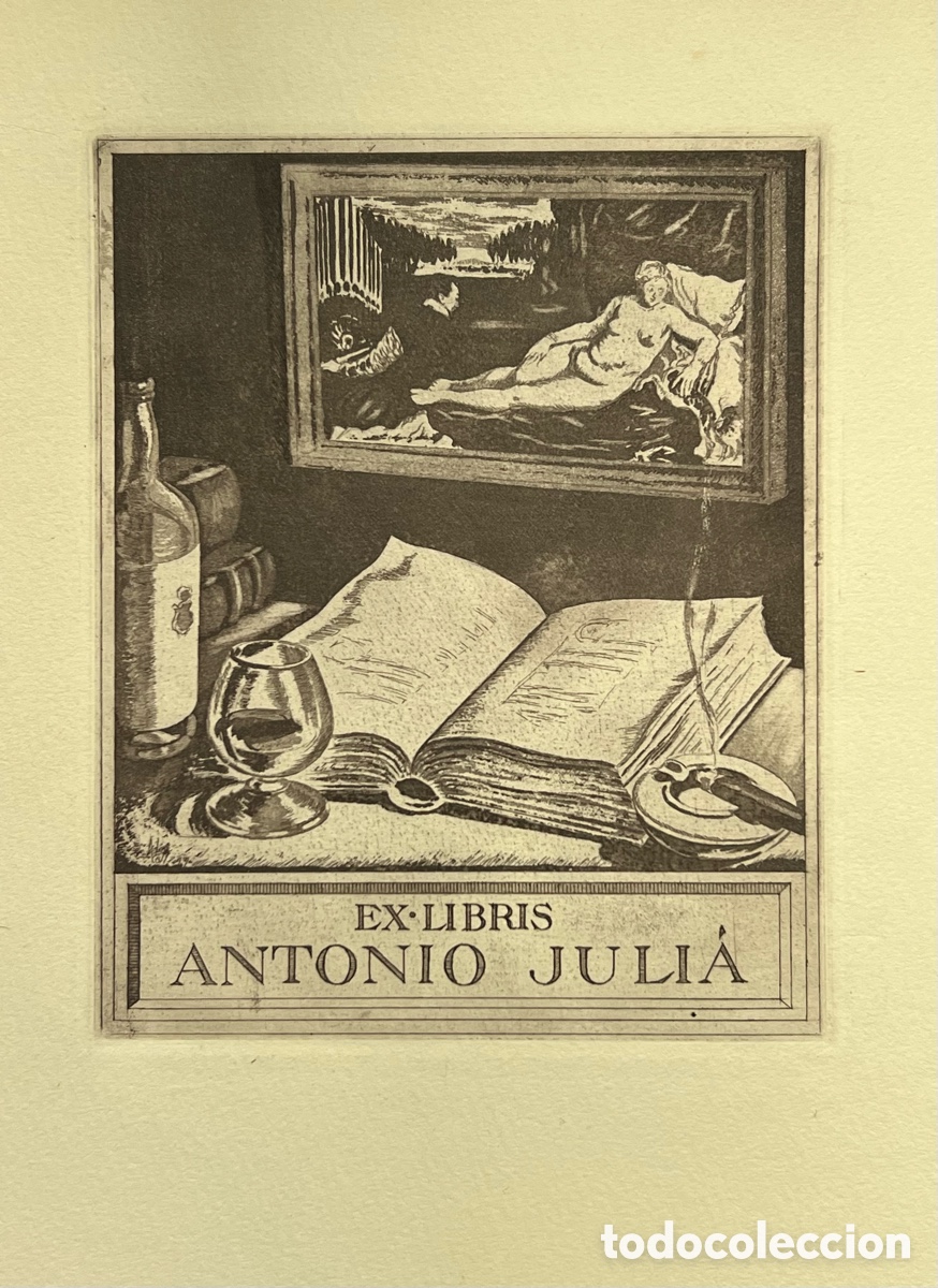 Arte: EXLIBRIS, EX-LIBRIS ANTONIO JULIA. Ram&oacute;n de Capmany C 5 - Foto 2