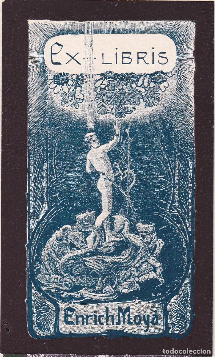 Arte: 2 EX-LIBRIS DE ENRICH MOYA - EX LIBRIS - Foto 2