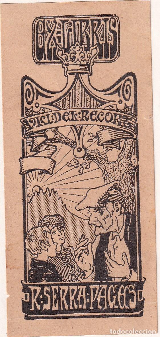 Arte: 3 EX-LIBRIS DE ROSSEND SERRA PAGES - VIU DEL RECORT - EX LIBRIS - Foto 3