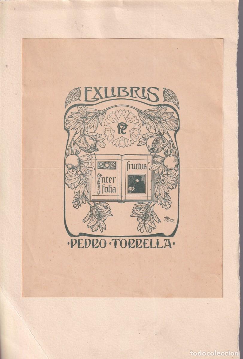 Arte: EX-LIBRIS DE PEDRO TORRELLA - EX LIBRIS - Foto 1