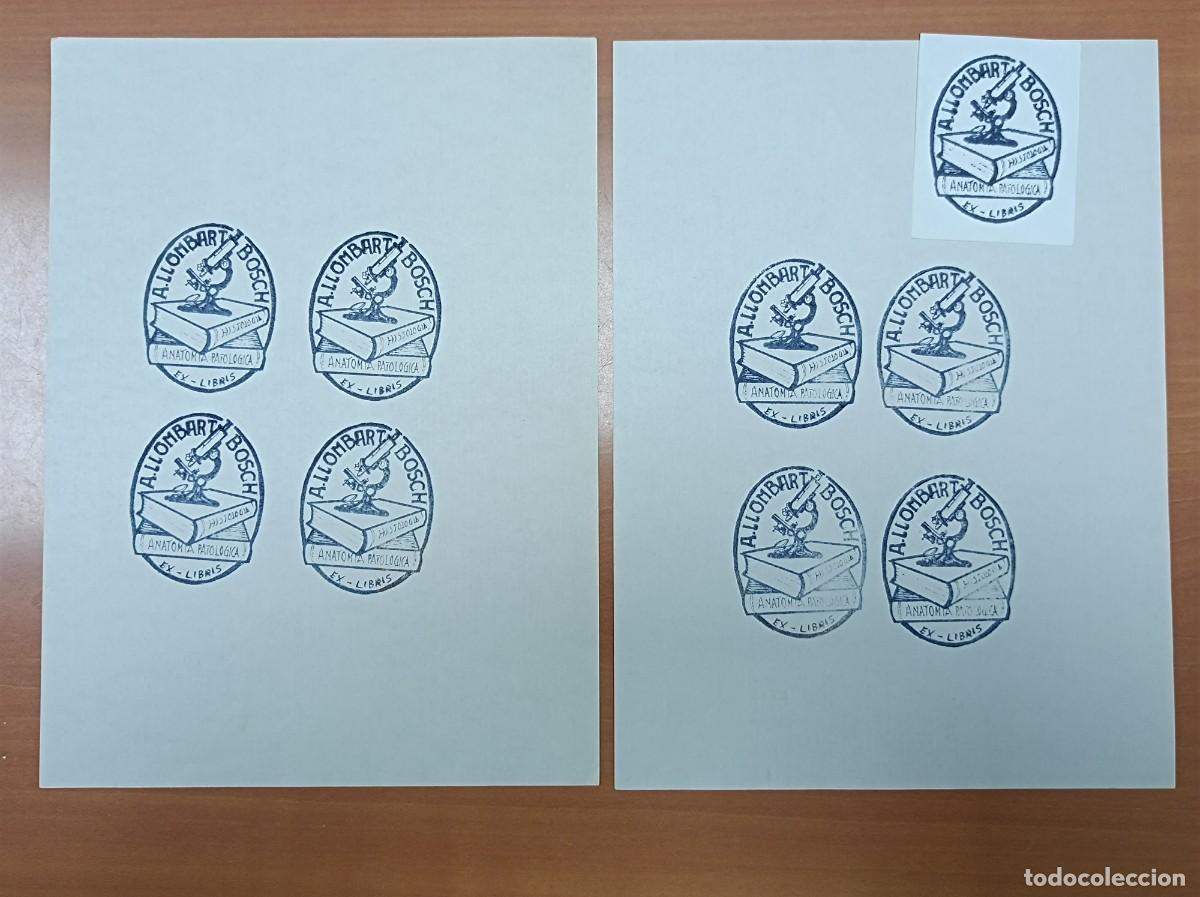 Arte: BOCETO ORIGINAL EX LIBRIS A. LLOMBART BOSCH - Foto 5