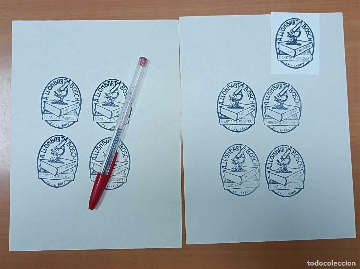 Arte: BOCETO ORIGINAL EX LIBRIS A. LLOMBART BOSCH - Foto 6
