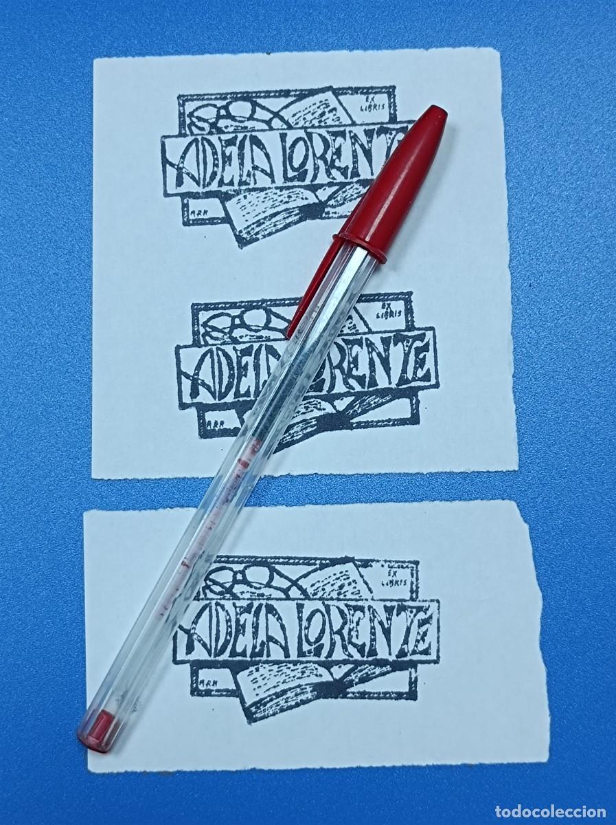 Arte: BOCETO ORIGINAL EX LIBRIS ADELA LORENTE - Foto 6
