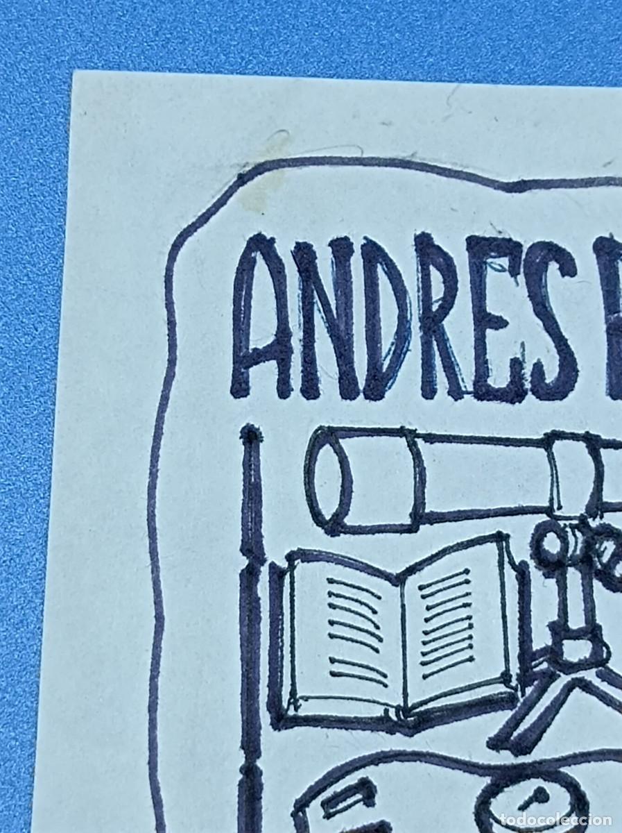 Arte: BOCETO ORIGINAL EX LIBRIS ANDR&Eacute;S ROVIRA - Foto 7