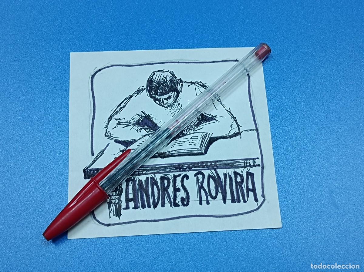 Arte: BOCETO ORIGINAL EX LIBRIS ANDR&Eacute;S ROVIRA - Foto 10