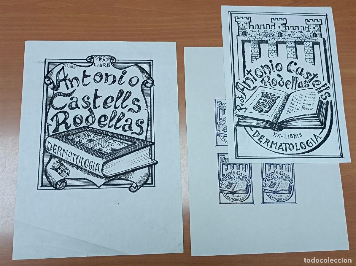 Arte: BOCETO ORIGINAL EX LIBRIS ANTONIO CASTELLS - Foto 1