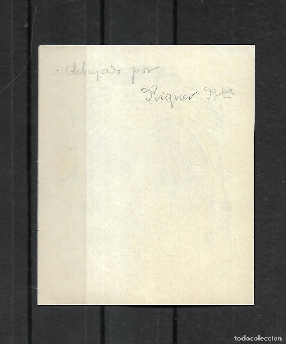 Arte: M3- EX LIBRIS DE ALEXANDRE DE RIQUER PARA LA BIBLIOTECA EPISCOPAL DE VICH &ndash; 1902 - Foto 2