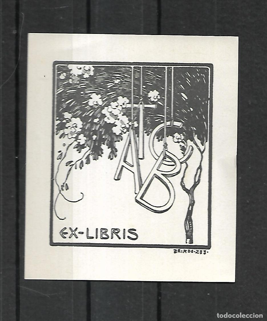 Arte: M3- TRIADO EXLIBRIS PARA ATCB EX LIBRIS 1919 N&ordm; 233 - Foto 1