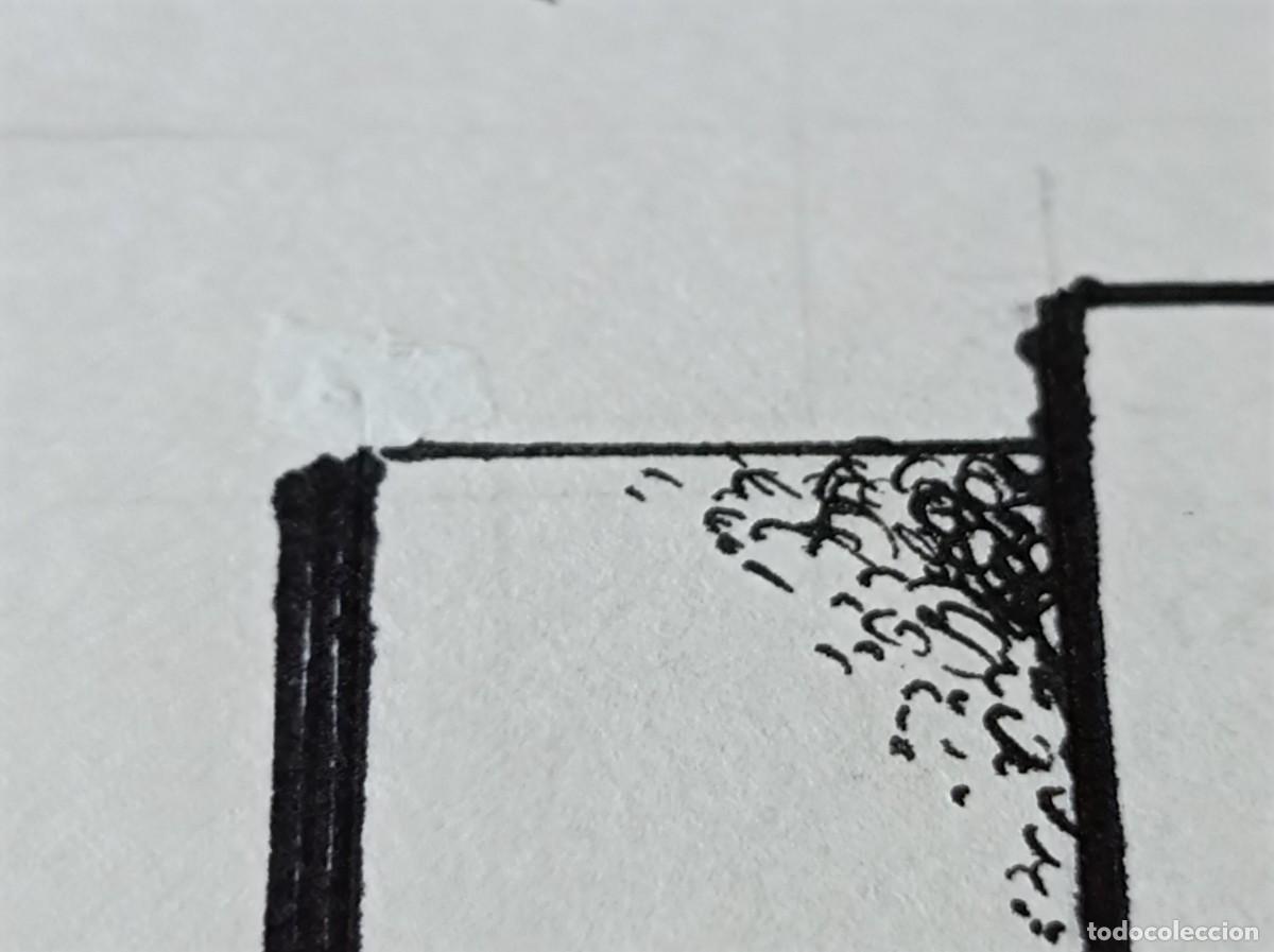 Arte: BOCETO ORIGINAL EXLIBRIS CARLOS RUIZ - Foto 5