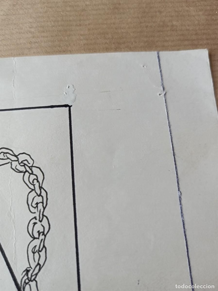 Arte: BOCETO ORIGINAL EXLIBRIS DAVID LORENTE - Foto 4