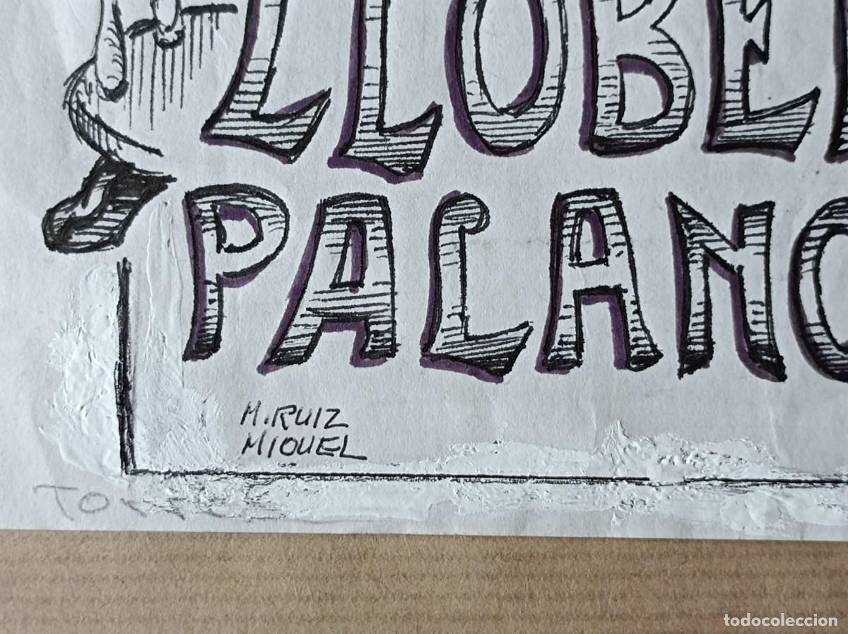 Arte: BOCETO ORIGINAL EXLIBRIS ENRIQUE LLOBELL - Foto 7
