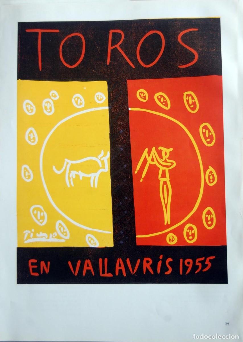 Arte: PABLO PICASSO - Posters 1957. 36 x 26 cm - Foto 1