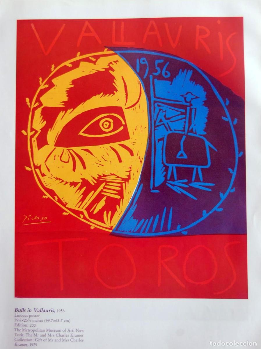 Arte: PABLO PICASSO - Posters 1957. 36 x 26 cm - Foto 1