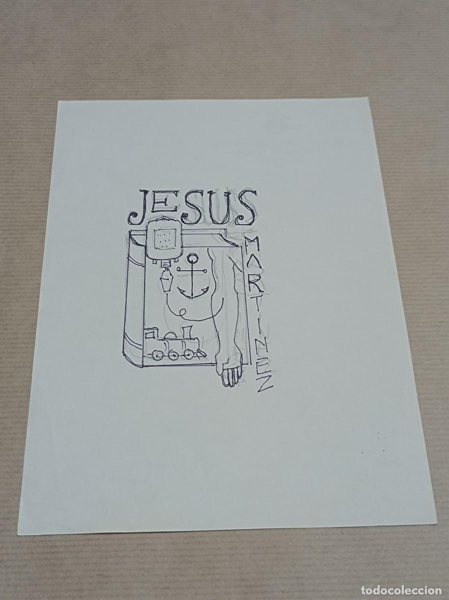 Arte: BOCETO ORIGINAL EXLIBRIS EX LIBRIS - Foto 1
