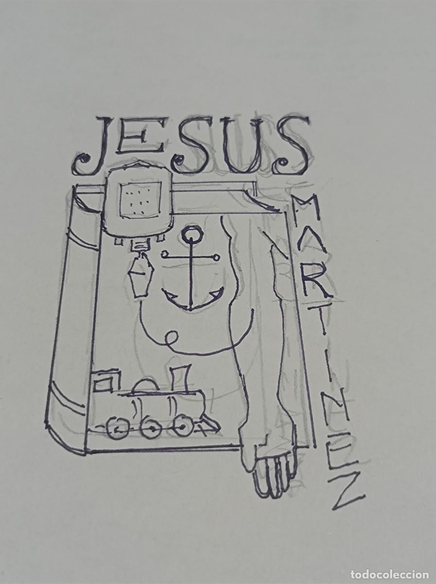 Arte: BOCETO ORIGINAL EXLIBRIS EX LIBRIS - Foto 2