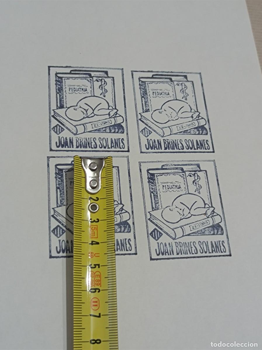 Arte: BOCETO ORIGINAL EXLIBRIS EX LIBRIS - Foto 4