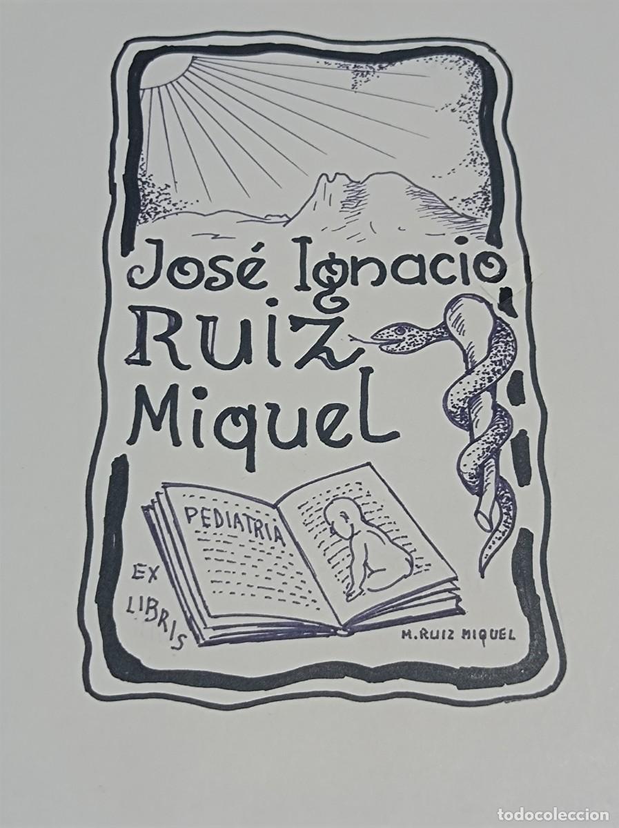 Arte: BOCETO ORIGINAL EXLIBRIS EX LIBRIS - Foto 2