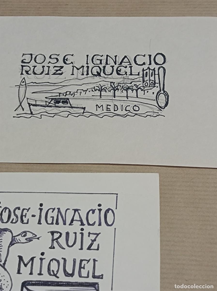 Arte: BOCETO ORIGINAL EXLIBRIS EX LIBRIS - Foto 4