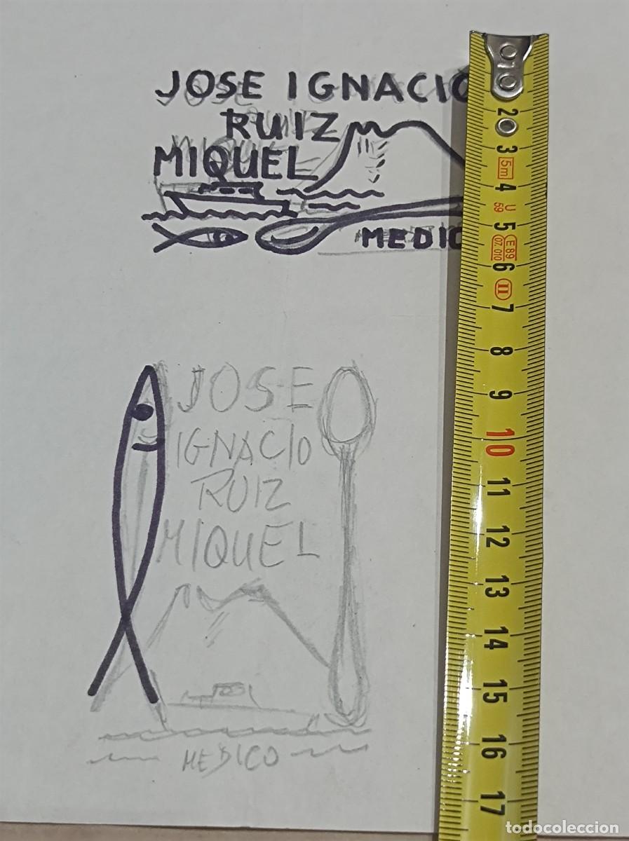 Arte: BOCETO ORIGINAL EXLIBRIS EX LIBRIS - Foto 11