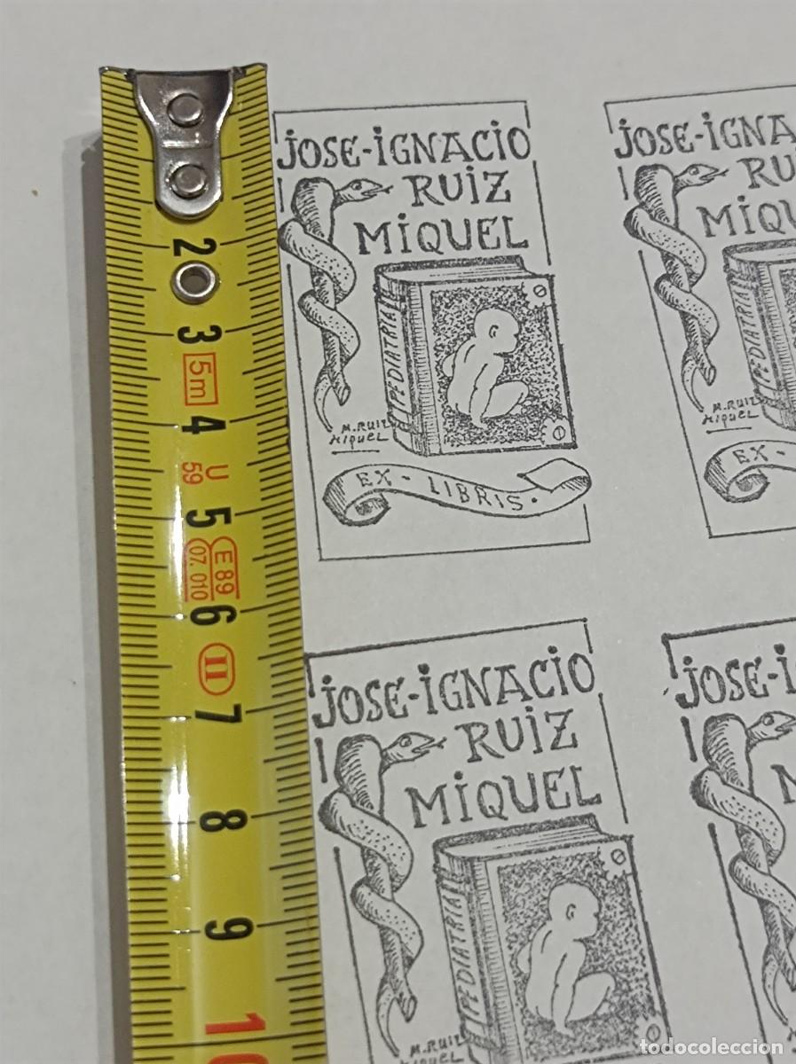 Arte: BOCETO ORIGINAL EXLIBRIS EX LIBRIS - Foto 12