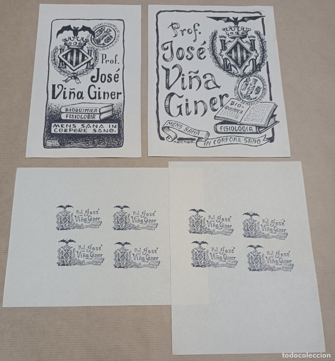 Arte: BOCETO ORIGINAL EXLIBRIS EX LIBRIS - Foto 1