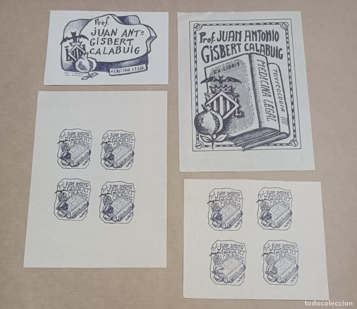 Arte: BOCETO ORIGINAL EXLIBRIS EX LIBRIS - Foto 1