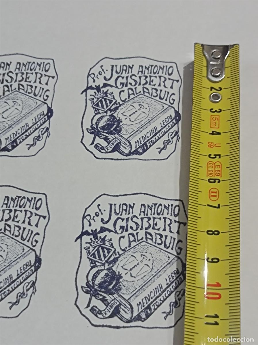 Arte: BOCETO ORIGINAL EXLIBRIS EX LIBRIS - Foto 11