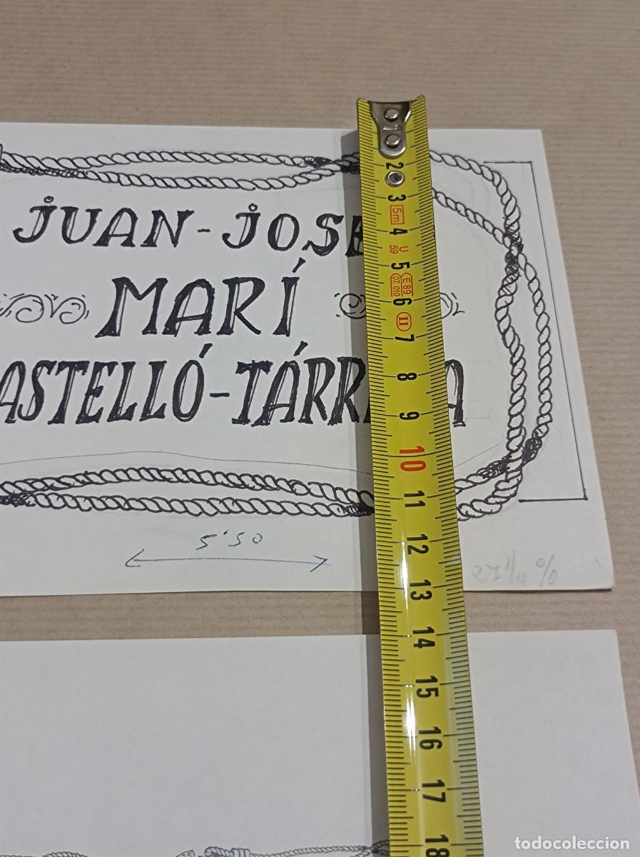 Arte: BOCETO ORIGINAL EXLIBRIS EX LIBRIS - Foto 5