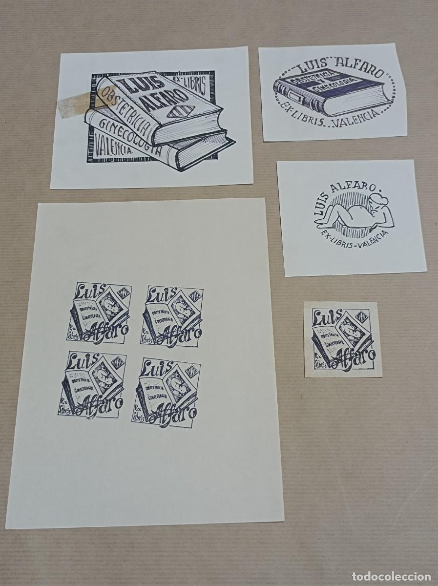 Arte: BOCETO ORIGINAL EXLIBRIS EX LIBRIS - Foto 1