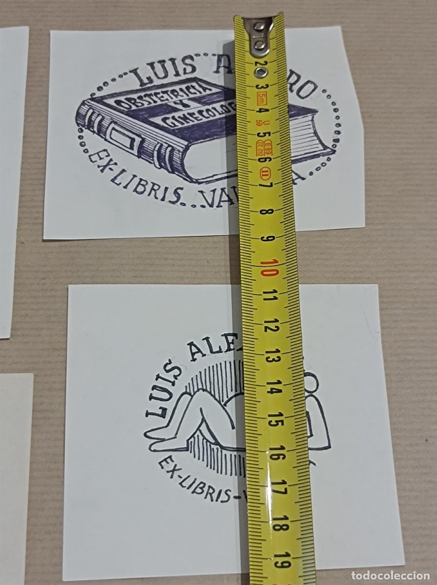 Arte: BOCETO ORIGINAL EXLIBRIS EX LIBRIS - Foto 7