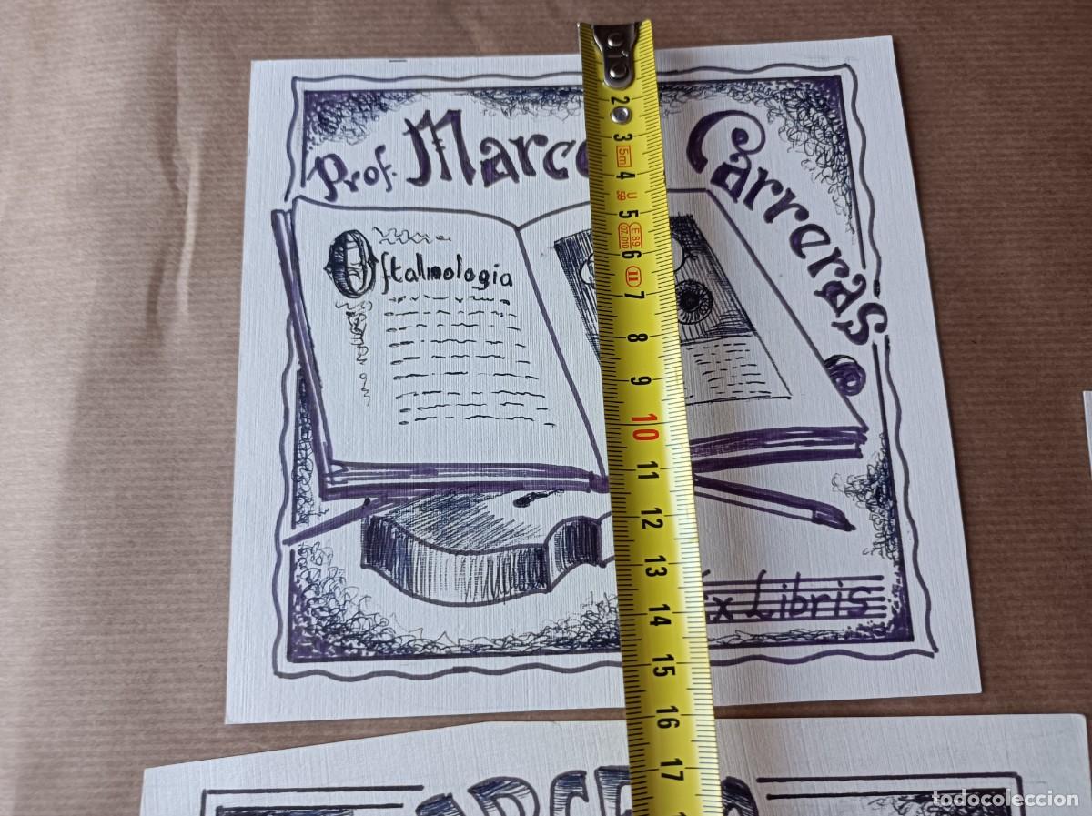 Arte: BOCETO ORIGINAL EXLIBRIS EX LIBRIS - Foto 3