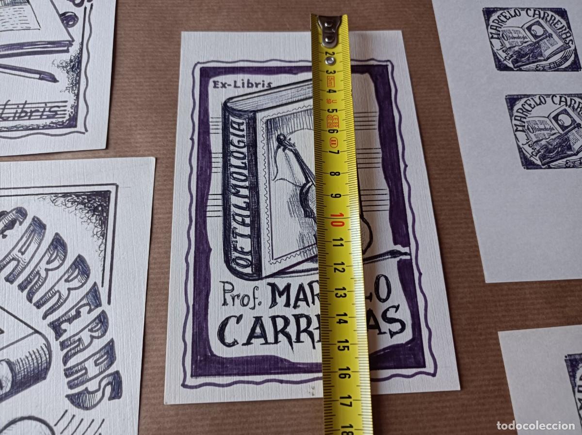 Arte: BOCETO ORIGINAL EXLIBRIS EX LIBRIS - Foto 4