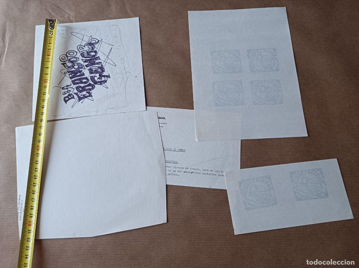 Arte: BOCETO ORIGINAL EXLIBRIS EX LIBRIS - Foto 5