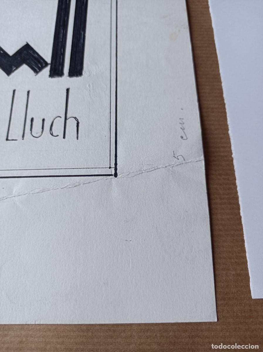 Arte: BOCETO ORIGINAL EXLIBRIS EX LIBRIS - Foto 2