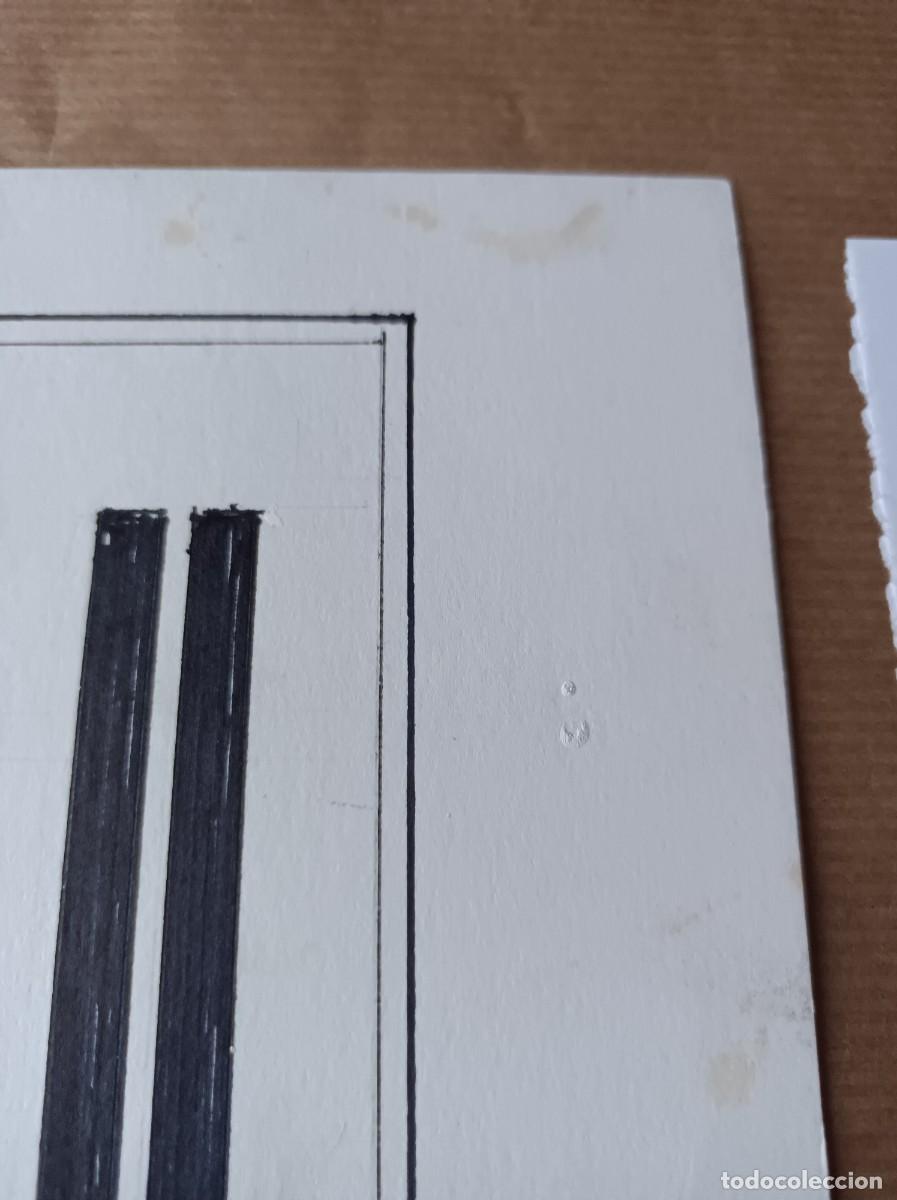 Arte: BOCETO ORIGINAL EXLIBRIS EX LIBRIS - Foto 3