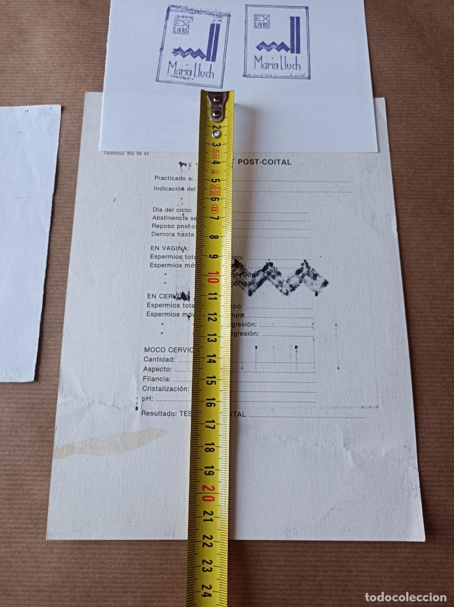 Arte: BOCETO ORIGINAL EXLIBRIS EX LIBRIS - Foto 6