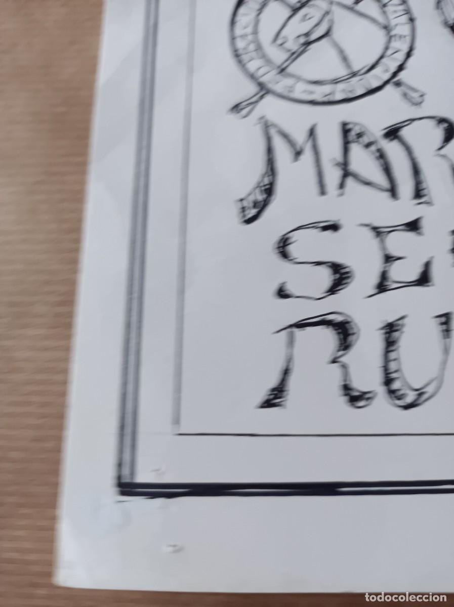 Arte: BOCETO ORIGINAL EXLIBRIS EX LIBRIS - Foto 2