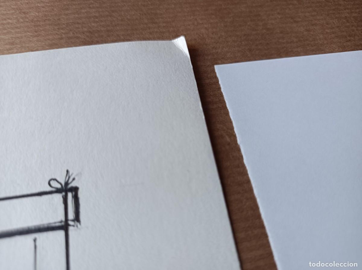 Arte: BOCETO ORIGINAL EXLIBRIS EX LIBRIS - Foto 3