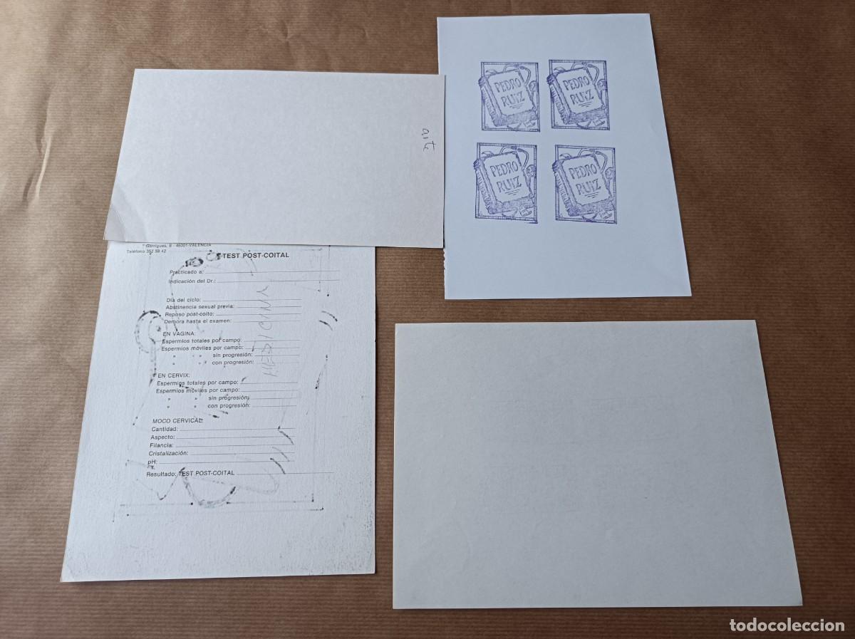 Arte: BOCETO ORIGINAL EXLIBRIS EX LIBRIS - Foto 7