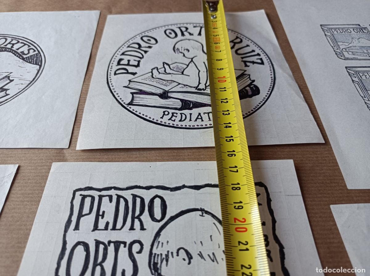 Arte: BOCETO ORIGINAL EXLIBRIS EX LIBRIS - Foto 4