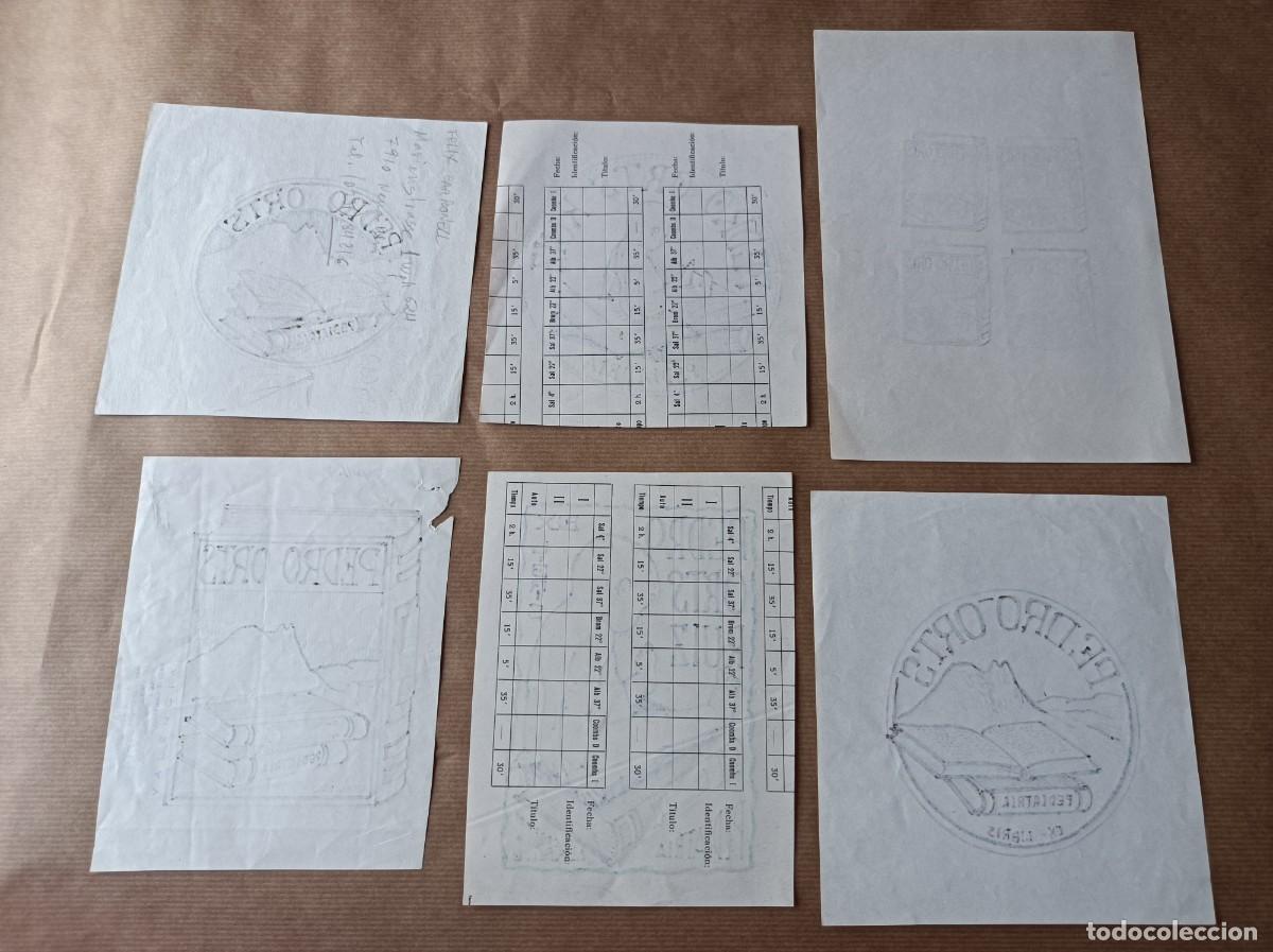 Arte: BOCETO ORIGINAL EXLIBRIS EX LIBRIS - Foto 10