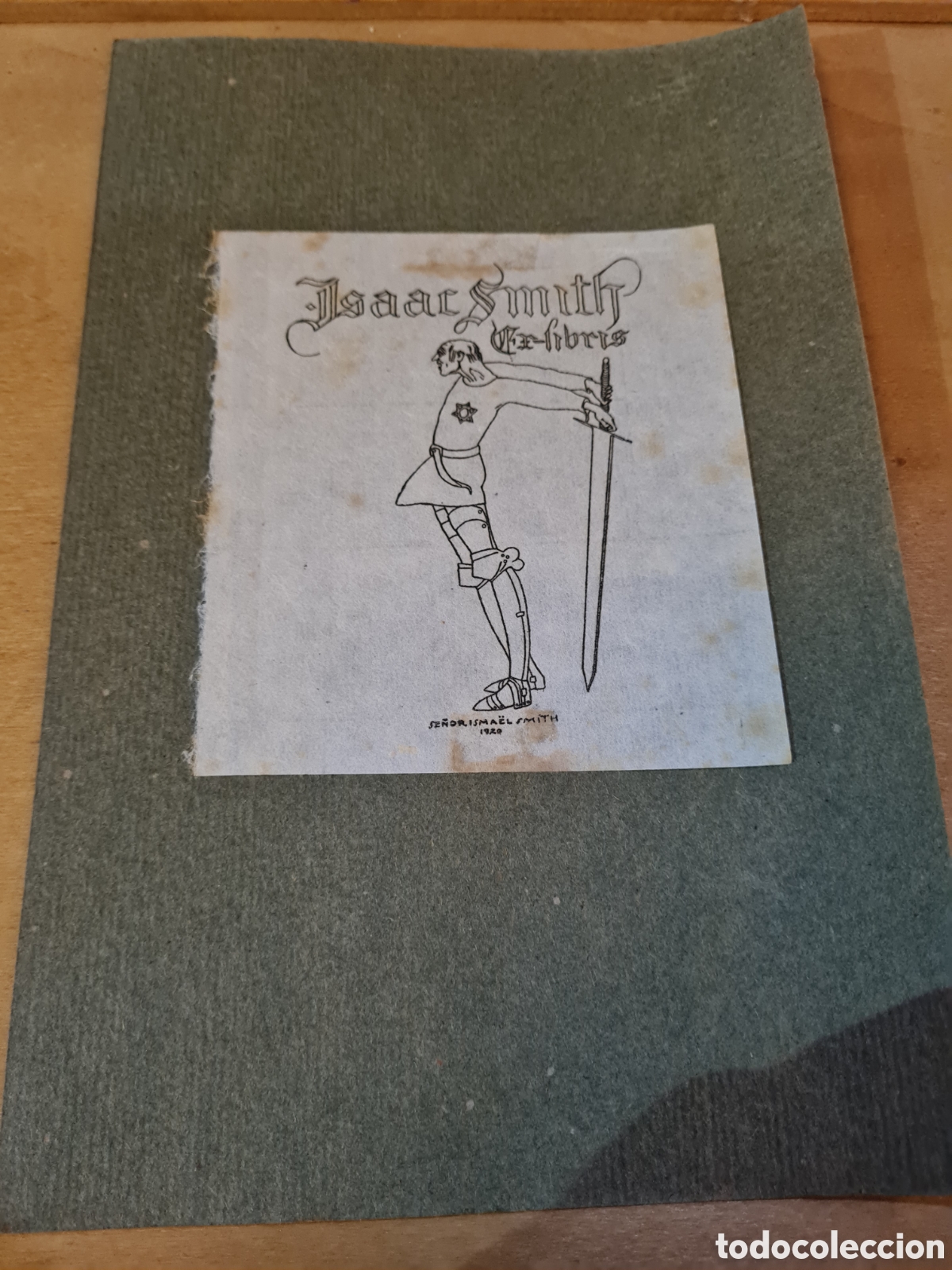 Arte: Ex- libris dibujante Ismael Smith - Foto 1